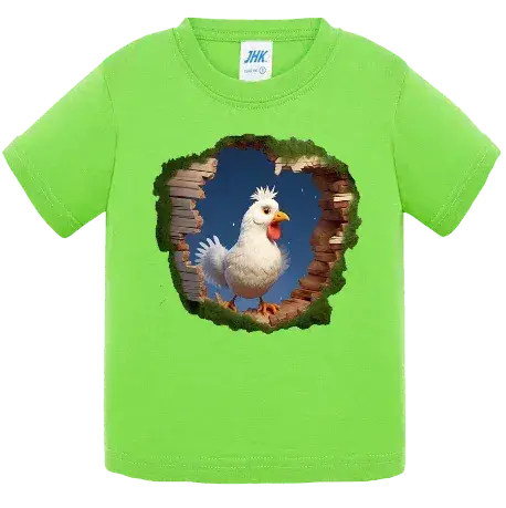 T-shirt con gallina - smprint