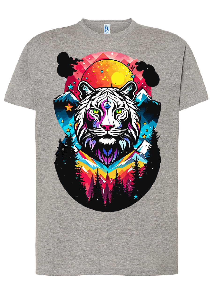 Maglietta con tigre bianca