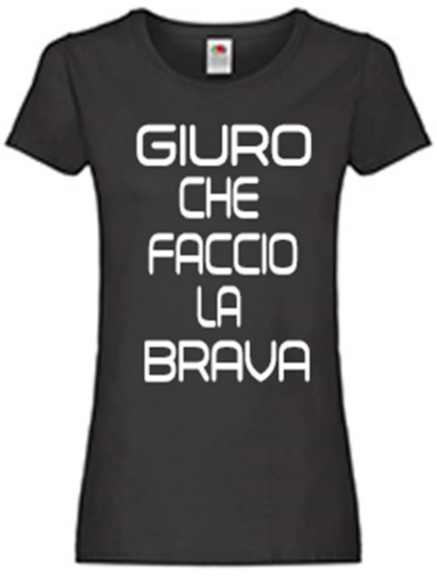 Maglietta Giuro che faccio la brava