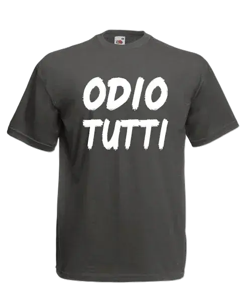T-shirt Odio tutti - smprint