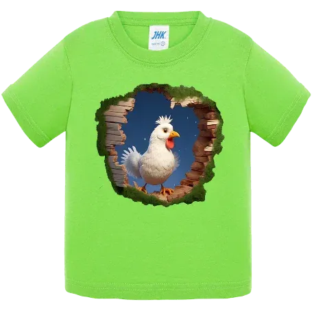 T-shirt con gallina - smprint