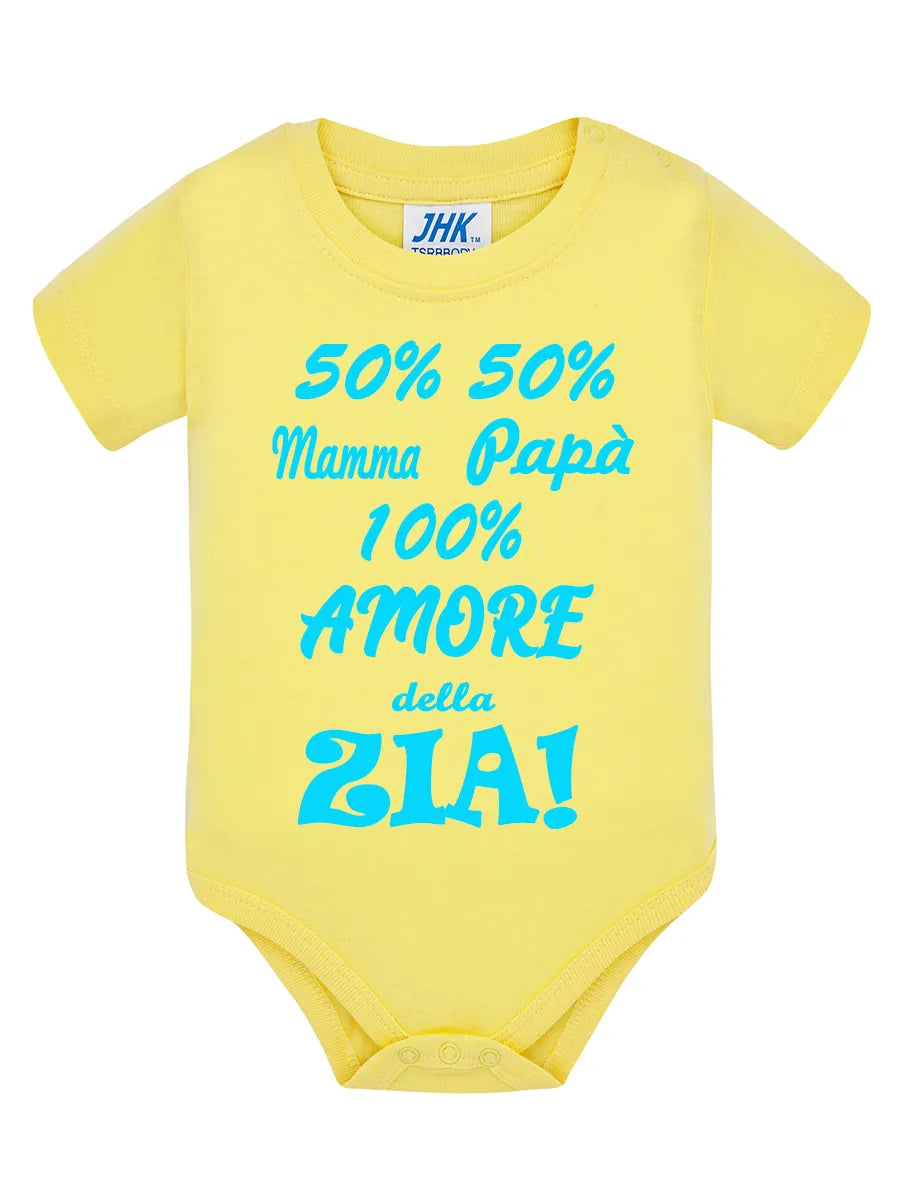 Body 50% mamma 50%papà 100% amore della zia! - smprint