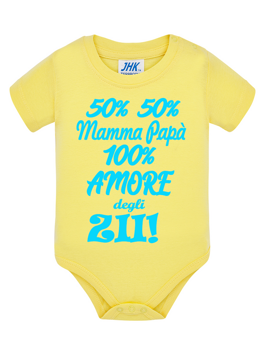 Body Neonato "100% Amore degli Zii" | smprint