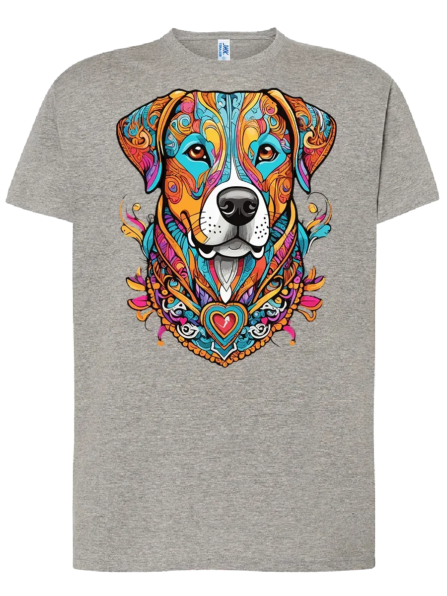 T-shirt Colorfull dog - smprint