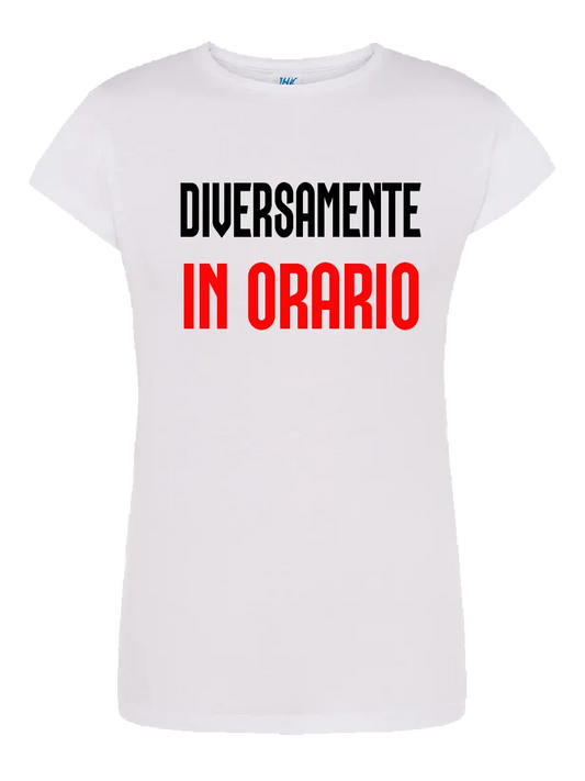 T-shirt Diversamente in orario SMprint