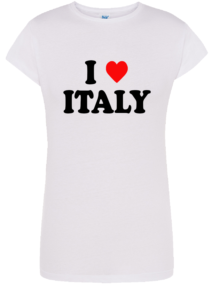 T-shirt I love Italy smprinting