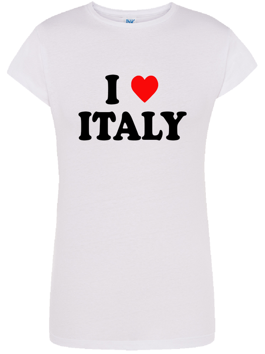 T-shirt I love Italy smprinting