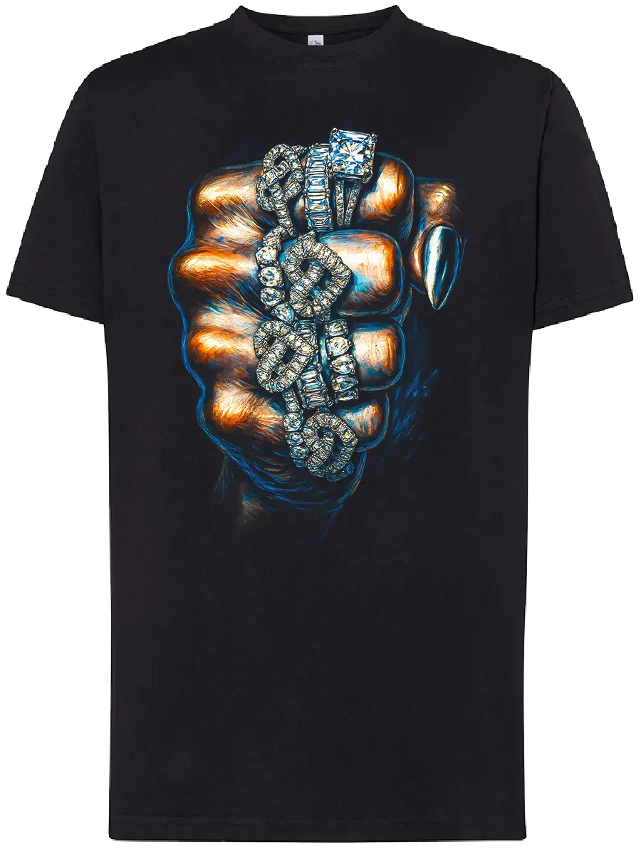 T-shirt Mano d'argento SMprint