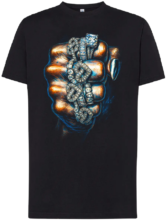 T-shirt Mano d'argento SMprint