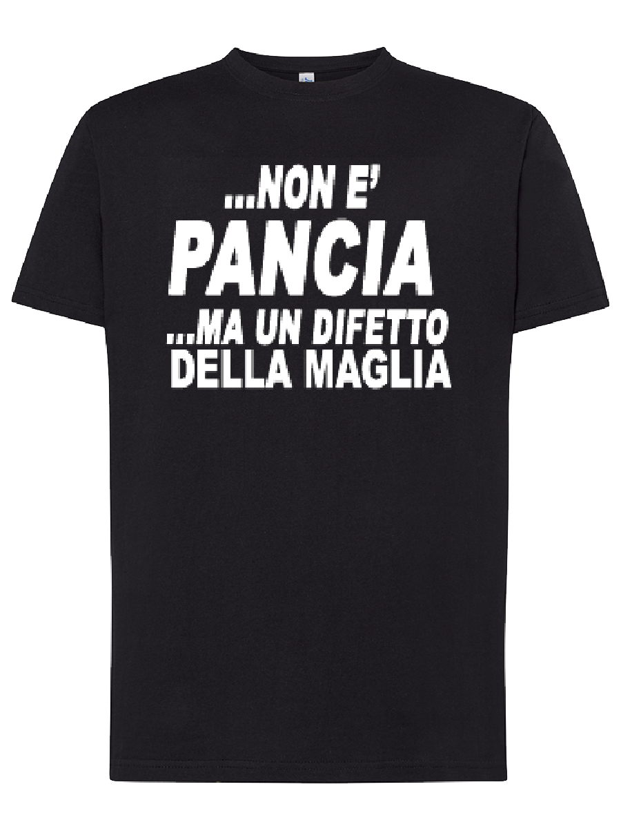 Maglietta Non pancia ma un difetto della maglia