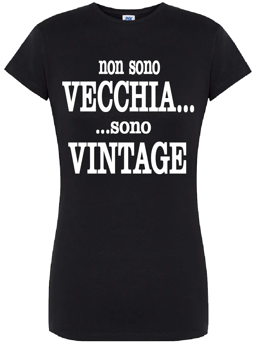 T-shirt Non sono vecchio/a sono vintage - smprint