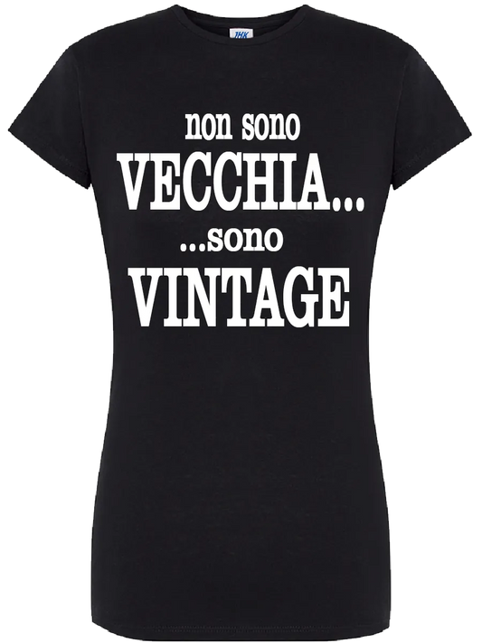 T-shirt Non sono vecchio/a sono vintage - smprint
