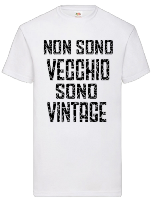 T-shirt Non sono vecchio/a sono vintage