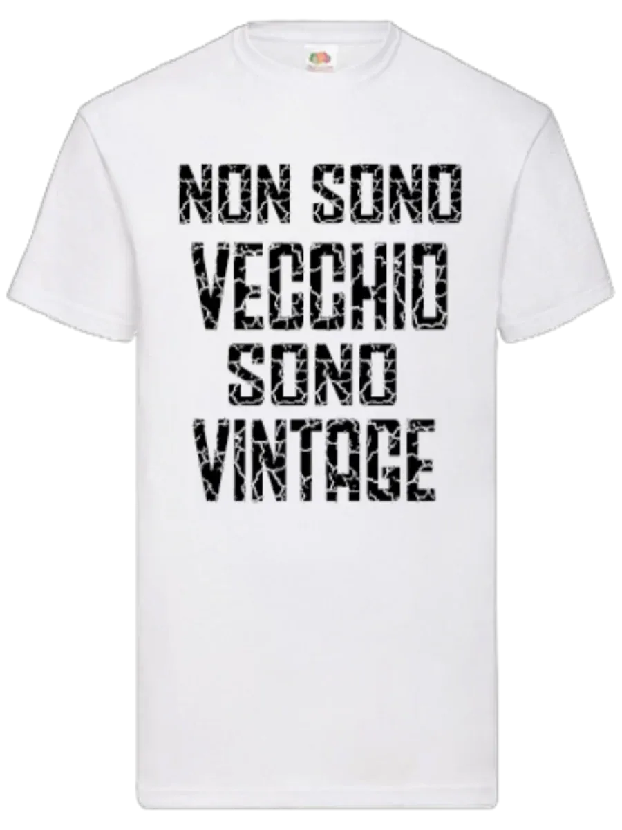 T-shirt Non sono vecchio/a sono vintage - smprint