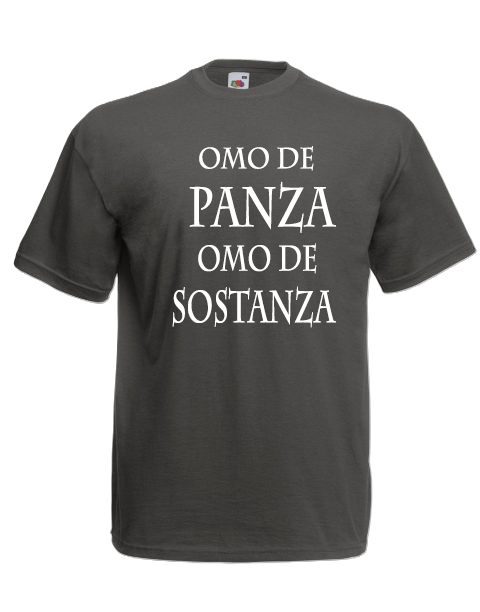 T-shirt Omo de panza omo de sostanza