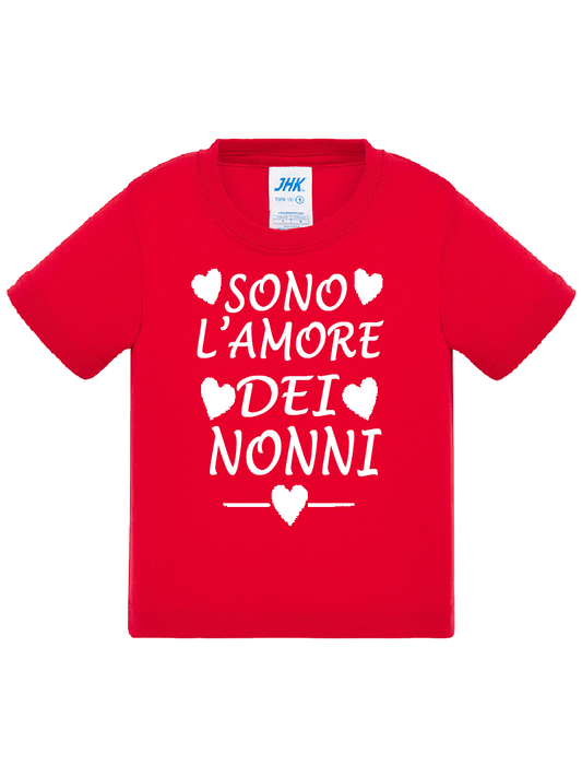 Maglietta Sono l'amore dei nonni