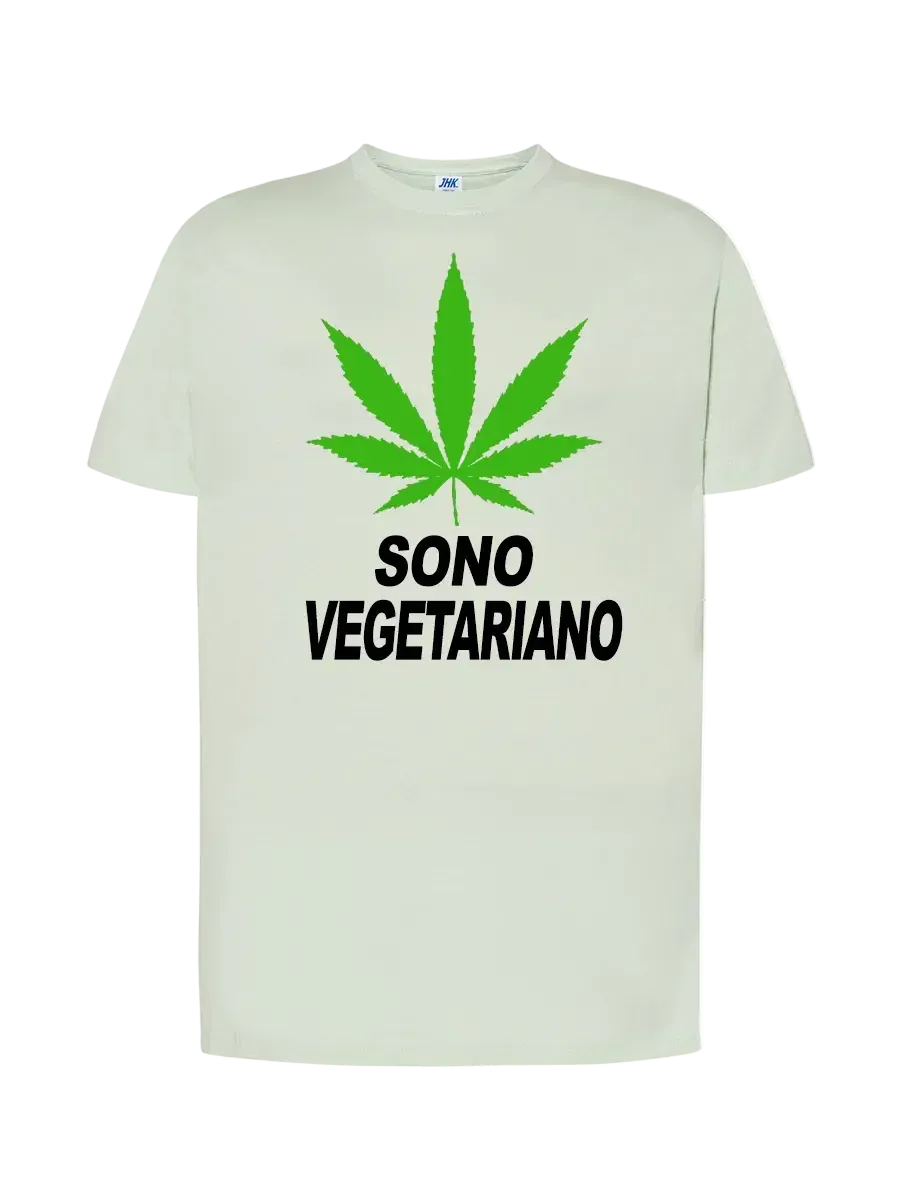 T-shirt Sono vegetariano/a - smprint