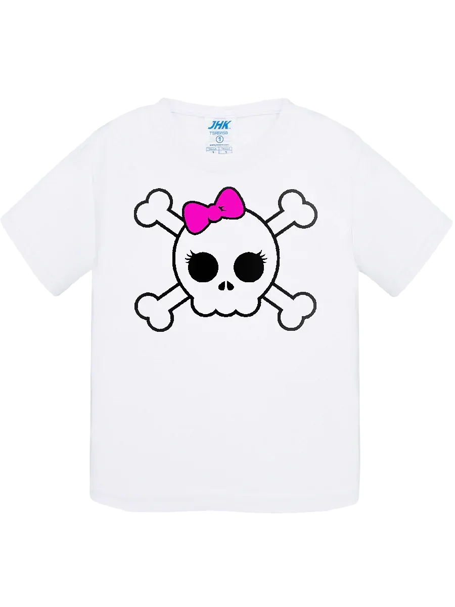 T-shirt Teschio con fiocco - smprint