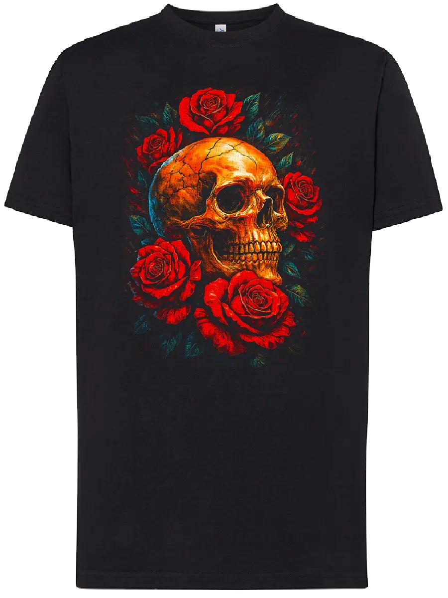 T-shirt Teschio rosa SMprint