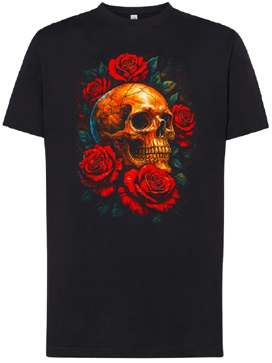T-shirt Teschio rosa SMprint