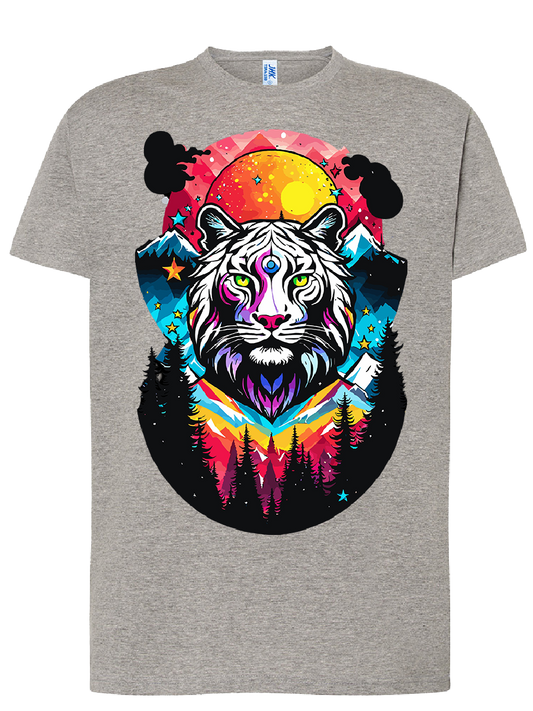 Maglietta con tigre bianca