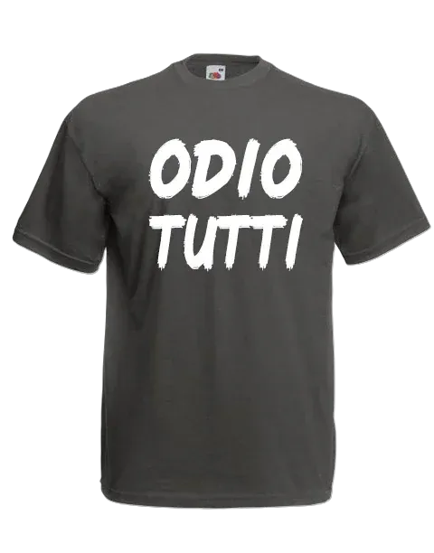 T-shirt Odio tutti - smprint